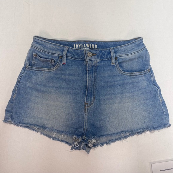 Idyllwind Pants - IDYLLWIND Fueled by Miranda Lambert Denim Jean Shorts Frayed Hem Size 12